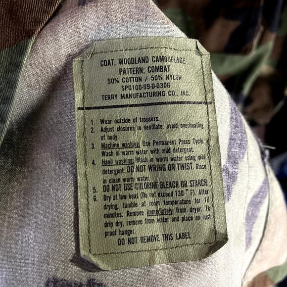 US Marines Camo Jacket Mens S Combat Iraq War 2006 - Picture 7 of 9